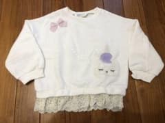 子供トレーナー　ユニコーン柄　110cm  女の子のサムネイル