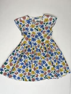 プチバトー　花柄ワンピース　110 116cm 6ansのサムネイル