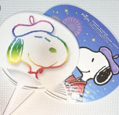 スヌーピー うちわ （2種類）のサムネイル