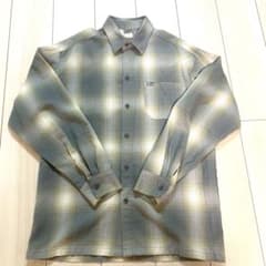 CALTOP キャルトップ USA製 フランネルチェック 長袖シャツ グレー
