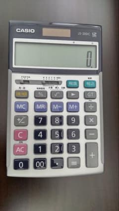 CASIO カシオ JS-20DC 本格実務 電卓 12桁のサムネイル