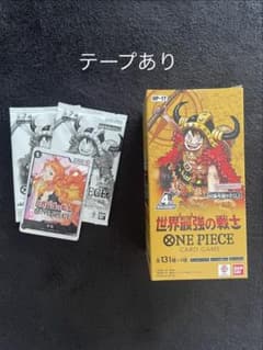 新品未開封ワンピースカードゲーム世界最強の戦士 OP-17 テープ付き プロモ付のサムネイル