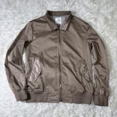 美品✨EDFICE エディフィス ハリントンジャケット ベージュ Lサイズ 