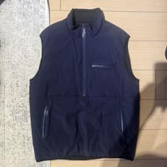 田中シェンさん着用　FELCO（USA）ナイロン・プルオーバーベスト紺４０（M） 田中シェンさん着用 FELCO（USA）ナイロン・プルオーバーベスト紺