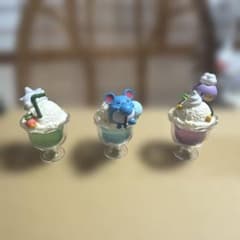 ポケモン カフェスイーツ ミニチュアフィギュア 3種セットのサムネイル