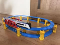タカラトミー　プラレール　車両&曲線レール&直線レール&橋脚&鉄橋枠 まとめ売りのサムネイル