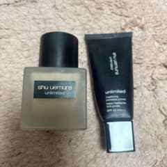 shu uemura アンリミテッド ファンデーショ(453)プライマー セットのサムネイル