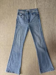 最*か様 ZARAブーツカットデニム　【即日配送】のサムネイル