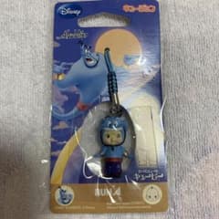 キュージョン　ディズニー　シンデレラ　キューピー　根付けストラップ キュージョン ディズニー アラジン ジーニー キューピー 根付け