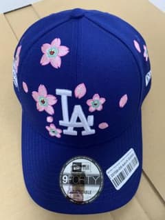 村上隆 x ドジャース new era キャップ ブルー 9FORTY 村上隆 x ドジャース NEWERA スナップバック キャップ ブルー