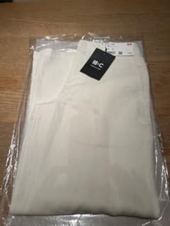 完売新品タグ付きUNIQLO:Cプレミアムリネンパンツ 白 55cm - メルカリ