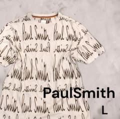 Paul Smith ポールスミス ビッグロゴ 総柄 Tシャツ カットソー Lのサムネイル