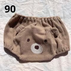 mimorand ミモランド しまむら ブルマ 90 くま ブラウン ベージュのサムネイル