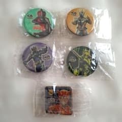 仮面ライダー くら寿司 コラボ マグネット ピンバッチ 5点セット