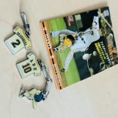 巨人 坂本勇人 小笠原道大 阿部慎之助 ファスナーアクセサリー　チャーム　4点