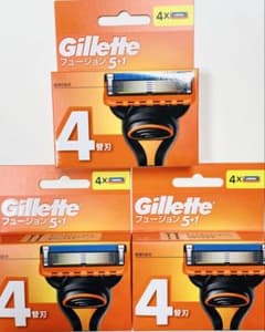 Gillette フュージョン 5+1 替刃 8個入 4箱セット Gillette フュージョン 5+1 替刃 4個入 3箱セット - メルカリ
