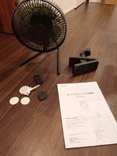 siroca　ポータブル扇風機　新品アロマケース　専用リモコン付きのサムネイル