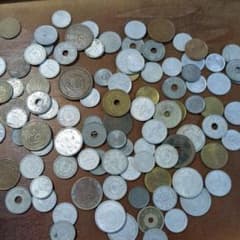 日本の古銭　昔のお金　100枚　Ｉ