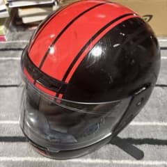 フルフェイスヘルメット ブラック レッドラインのサムネイル