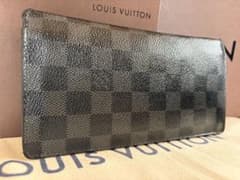 ルイヴィトン ダミエグラフィット ポルトフォイユ ブラザ 長財布 二つ折りのサムネイル