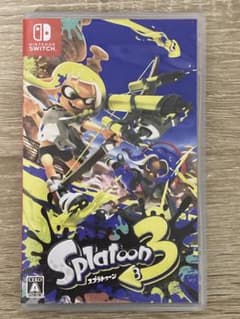 [스플라툰 3]Nintendo Switch Splatoon3 소프트 첨부