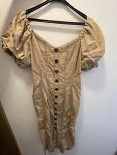 herliptoハーリップトゥPuff Sleeve Midi Dress M