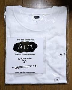 あいみょん】AIM限定デザインTシャツ＆直筆サイン入りミニ色紙 Lサイズ