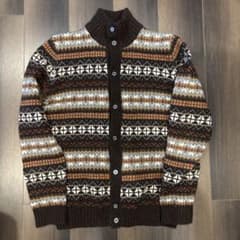 MACKINTOSH PHILOSOPHY フェアアイル柄 カーディガン 38のサムネイル