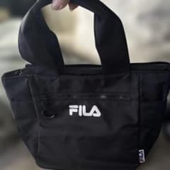 FILA フィラ ミニトートバッグ ブラックのサムネイル