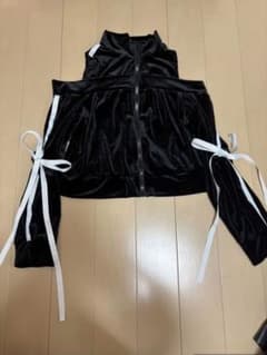 肩出しパーカー 白リボン SHEINのサムネイル