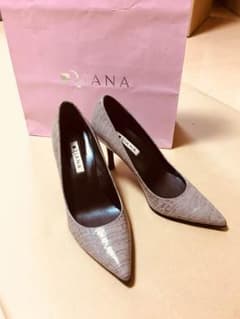 【ダイアナDIANA】型押しクロコ パンプスのサムネイル