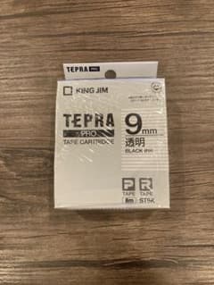 KING JIM TEPRA PRO テープカートリッジ 9mm 透明のサムネイル