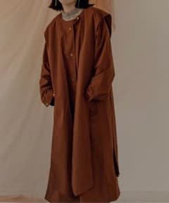 lawgy flutter light trench coat ブラウン - メルカリ