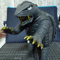 ガメラ ソフビ フィギュア 怪獣 特撮 大映　当時物　希少？ 懐かしの昭和特撮「大怪獣ガメラ」ソフビフィギュア（タグ付き
