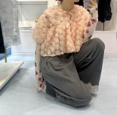 美品】POPPY flower balloon tulle bolero - メルカリ