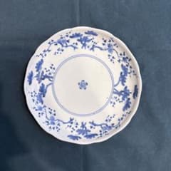 古伊万里 染付 五弁花松竹梅文 7寸皿 江戸中期 無傷 - メルカリ