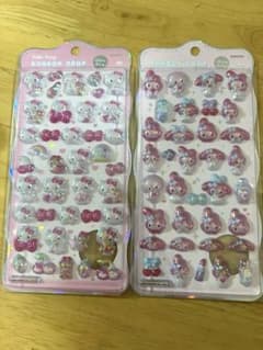 【正規品】ボンボンドロップシール　キティ　マイメロ ちゅるきらのサムネイル