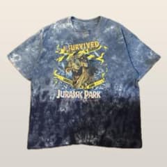 I Survived Jurassic Park Tシャツ タイダイ柄のサムネイル
