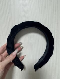 編み込み模様　ヘアバンド　カチューシャのサムネイル