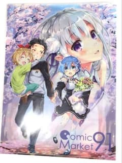 リゼロ スバル エミリア レム Comic Market 91 クリアファイル