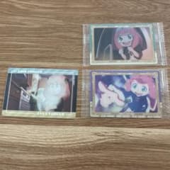 [신품 미사용]SPY×FAMILY 웨이퍼 카드 메탈릭 카드 세트