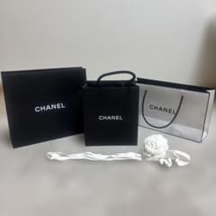 CHANEL ショップ袋 3点 カメリア付き - メルカリ
