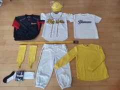 ユメノベースボール 野球ユニフォームセット一式（9点・サイズ：140 