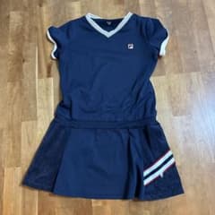 FILA ネイビー Vネック テニスウェア XLのサムネイル