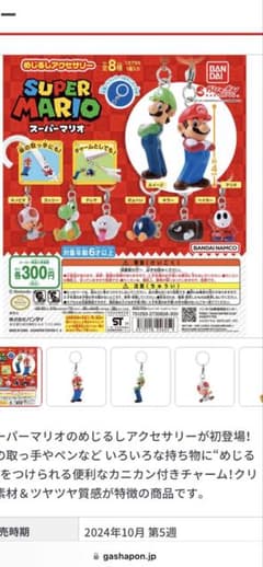 スーパーマリオめじるしアクセサリーのサムネイル