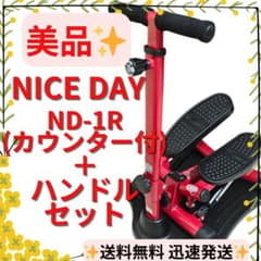 美品】 Shop Japan 健康ステッパー NICE DAY 専用ハンドル付 - メルカリ