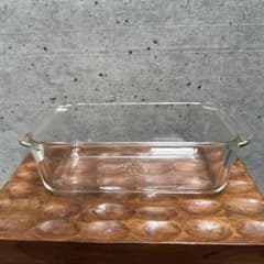 パイレックス　PYREX 耐熱ガラス　ローフディッシュ　iwaki 25cmのサムネイル