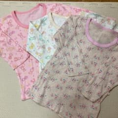 長袖 肌着 女の子　3点セットのサムネイル
