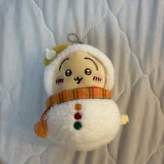 ちいかわ うさぎ　ぬいぐるみ　くじE賞マスコット　雪だるま