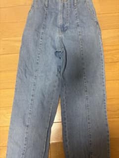 【半額販売⁉️】ウエストゴム デニムパンツ ライトブルー Sのサムネイル